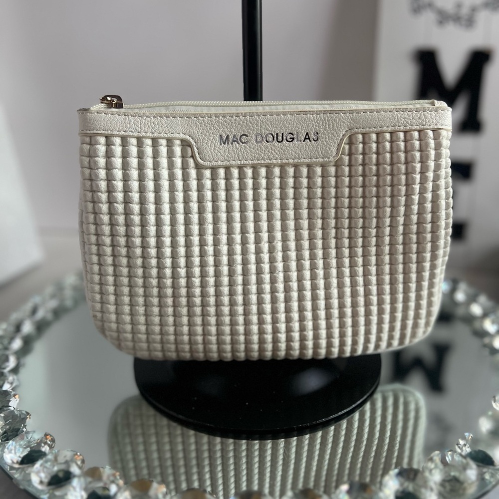 Cream Cosmetic Bag